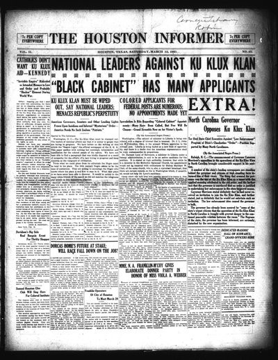 Houston Informer, Mar 12, 1921