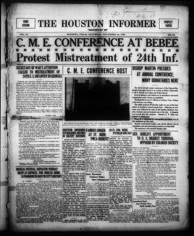 Houston Informer, Nov 11, 1922
