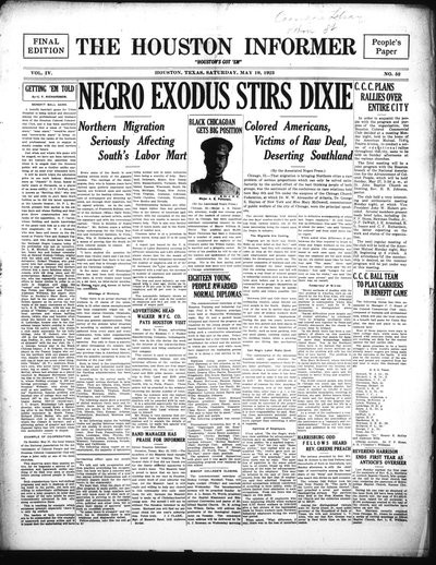 Houston Informer, Mar 19, 1923