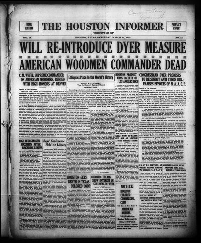 Houston Informer, Mar 31, 1923