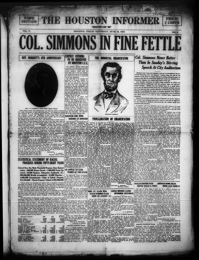 Houston Informer, Jun 16, 1923