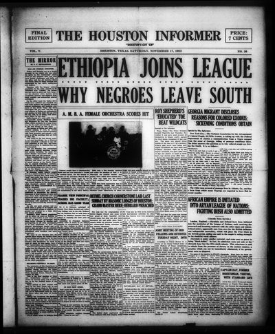 Houston Informer, Nov 17, 1923