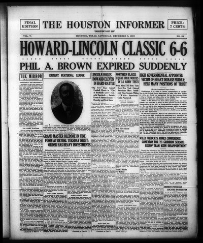 Houston Informer, Dec 8, 1923