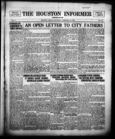 Houston Informer, Feb 23, 1924