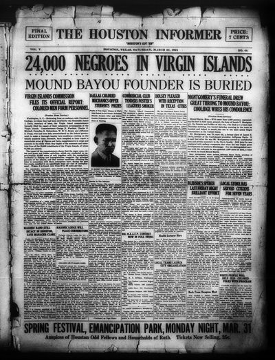 Houston Informer, Mar 22, 1924