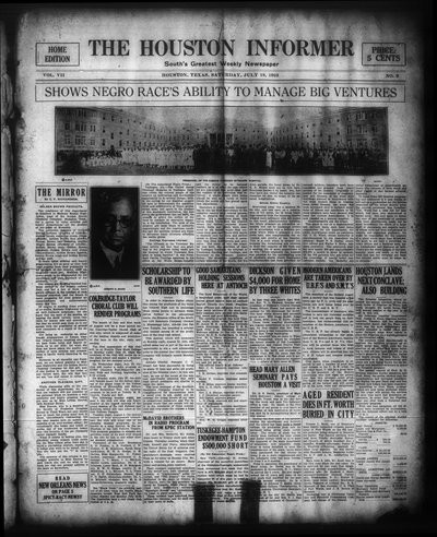 Houston Informer, Jul 18, 1925