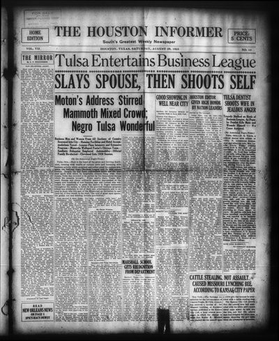 Houston Informer, Aug 29, 1925