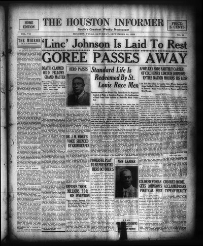 Houston Informer, Sep 19, 1925
