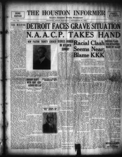 Houston Informer, Sep 26, 1925