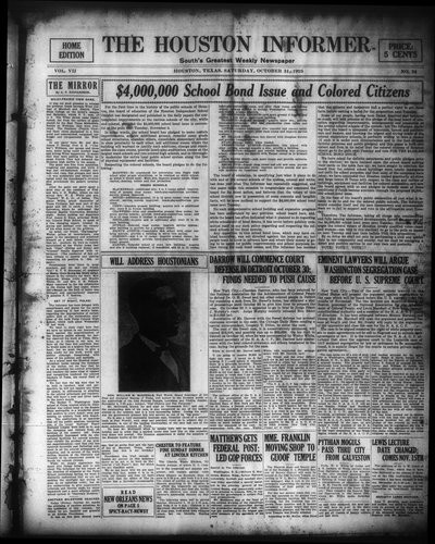 Houston Informer, Oct 31, 1925