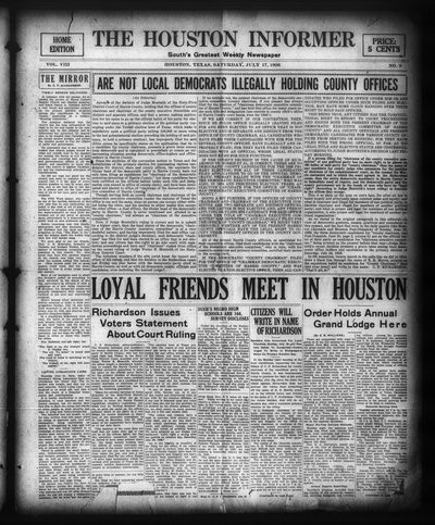 Houston Informer, Jul 17, 1926