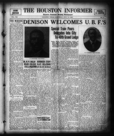Houston Informer, Jul 31, 1926