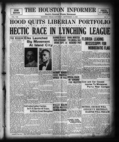 Houston Informer, Sep 11, 1926