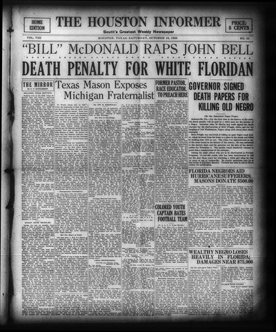 Houston Informer, Oct 16, 1926