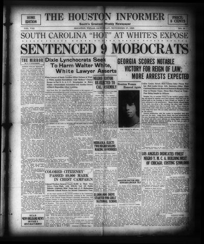 Houston Informer, Nov 27, 1926