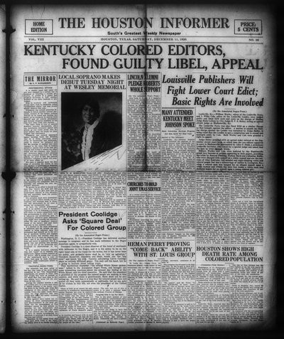 Houston Informer, Dec 11, 1926