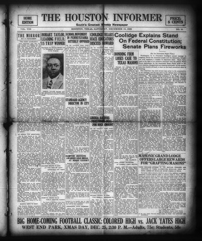 Houston Informer, Dec 18, 1926
