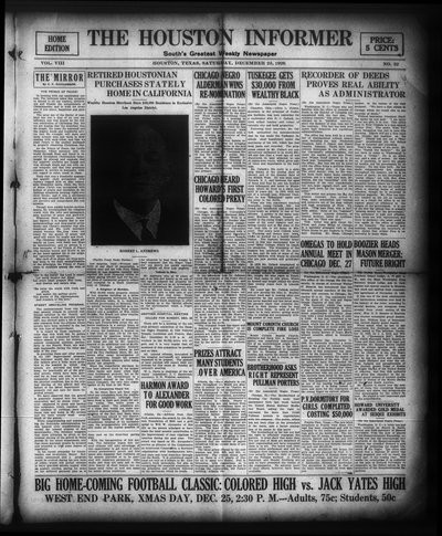 Houston Informer, Dec 25, 1926
