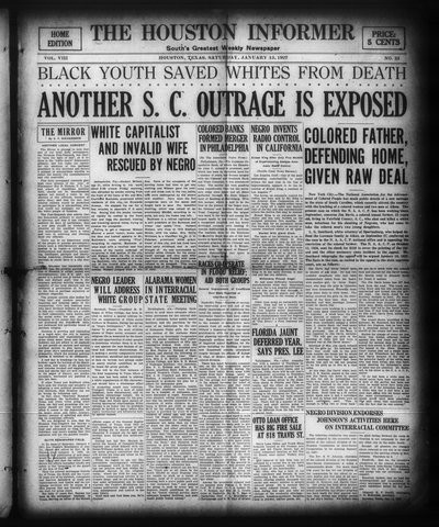Houston Informer, Jan 15, 1927
