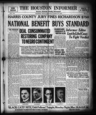 Houston Informer, Mar 26, 1927