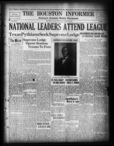 Houston Informer, Aug 20, 1927