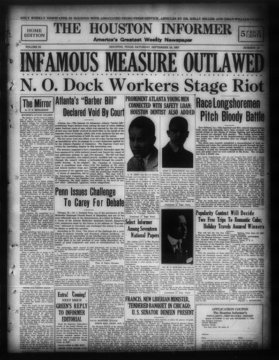 Houston Informer, Sep 24, 1927