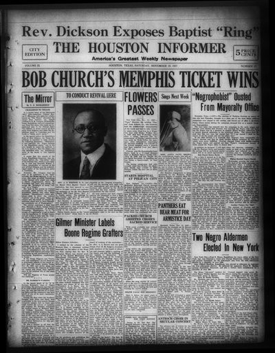 Houston Informer, Nov 19, 1927