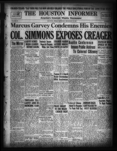 Houston Informer, Dec 10, 1927