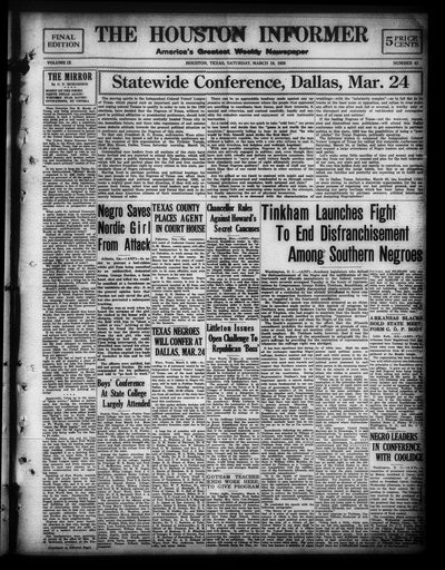 Houston Informer, Mar 10, 1928