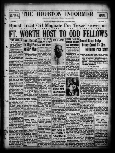 Houston Informer, Aug 11, 1928