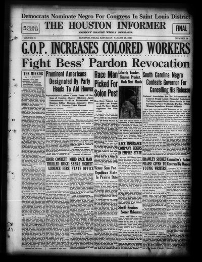 Houston Informer, Aug 18, 1928