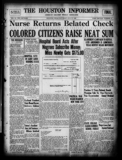 Houston Informer, Jul 27, 1929