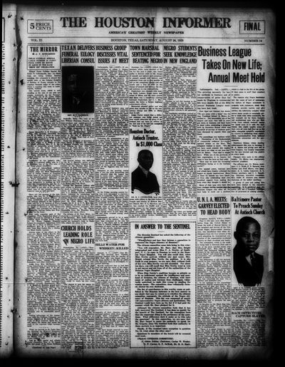 Houston Informer, Aug 24, 1929