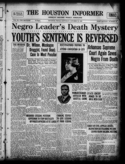 Houston Informer, Oct 19, 1929