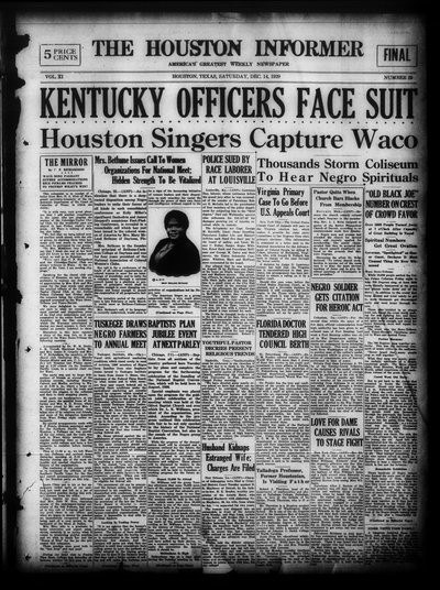 Houston Informer, Dec 14, 1929