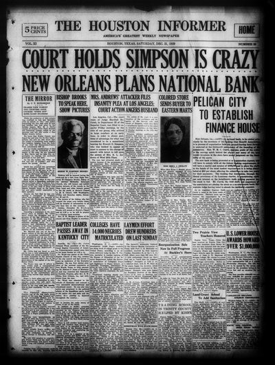 Houston Informer, Dec 21, 1929
