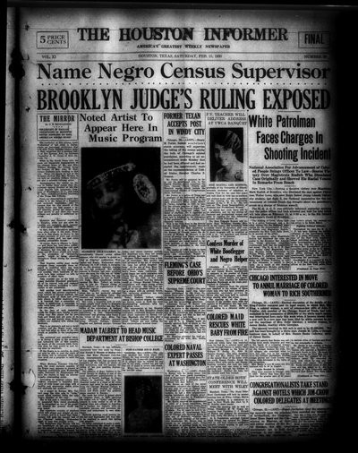 Houston Informer, Feb 15, 1930