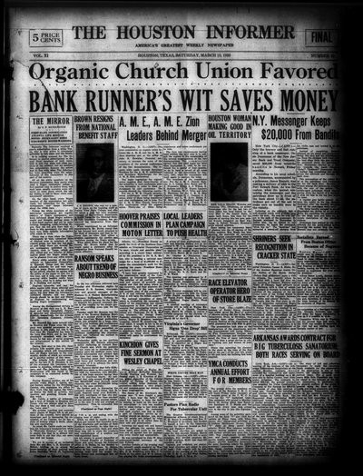 Houston Informer, Mar 15, 1930