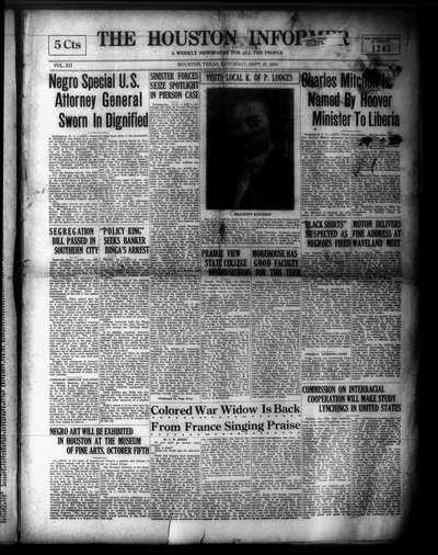 Houston Informer, Sep 27, 1930