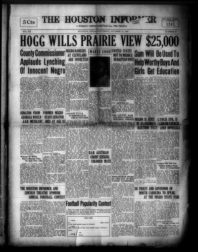 Houston Informer, Oct 11, 1930