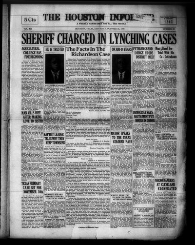 Houston Informer, Oct 25, 1930