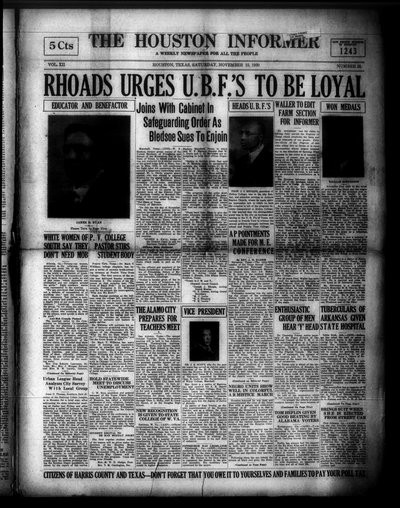 Houston Informer, Nov 15, 1930