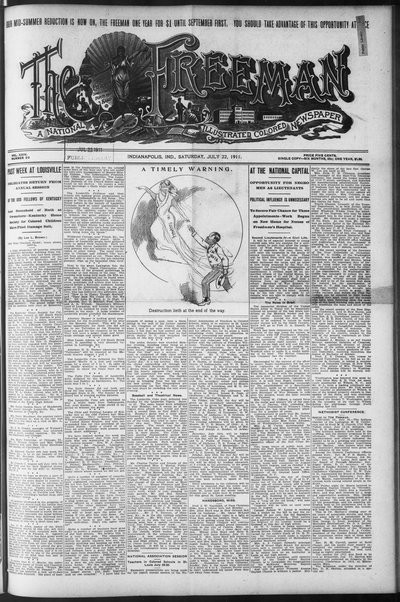 The Freeman, Jul 22, 1911