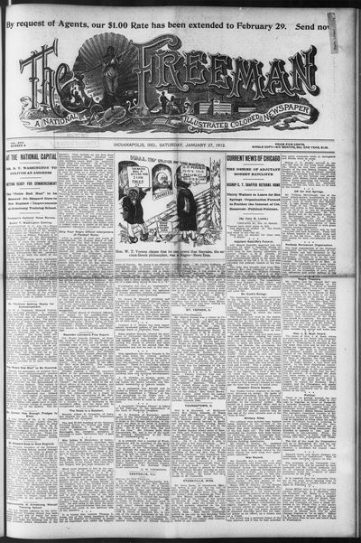 The Freeman, Jan 27, 1912