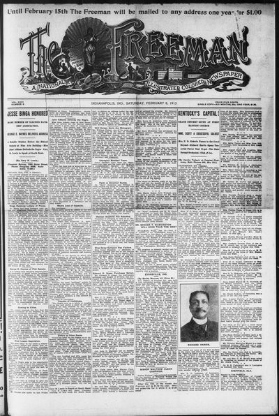 The Freeman, Feb 8, 1913