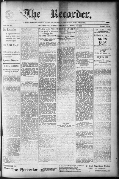 The Recorder, Apr 21, 1900