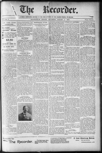 The Recorder, Aug 11, 1900