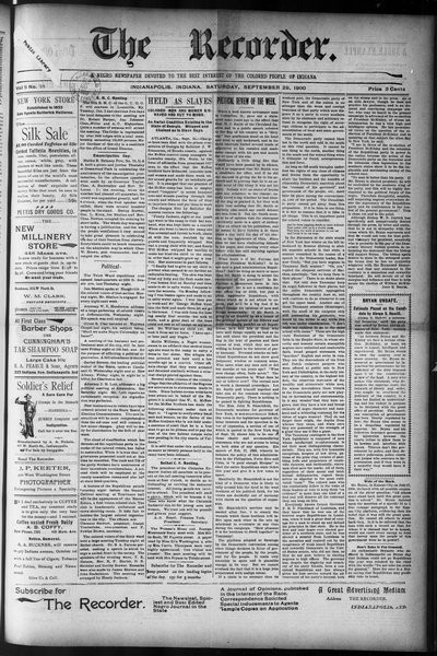 The Recorder, Sep 29, 1900