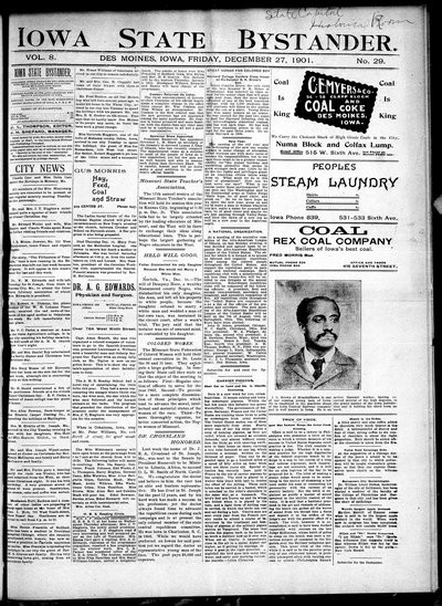 Iowa State Bystander, Dec 27, 1901