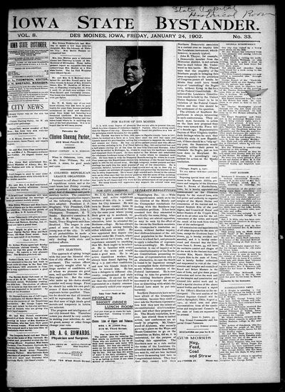 Iowa State Bystander, Jan 24, 1902